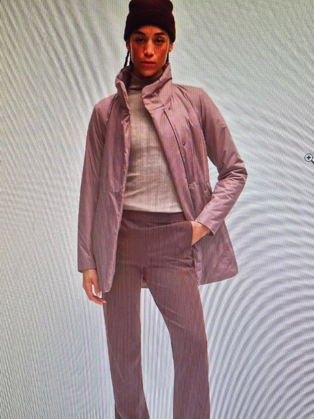 LULULEMON SLEEK CITY LONG JKT - Size 12.   NWOT